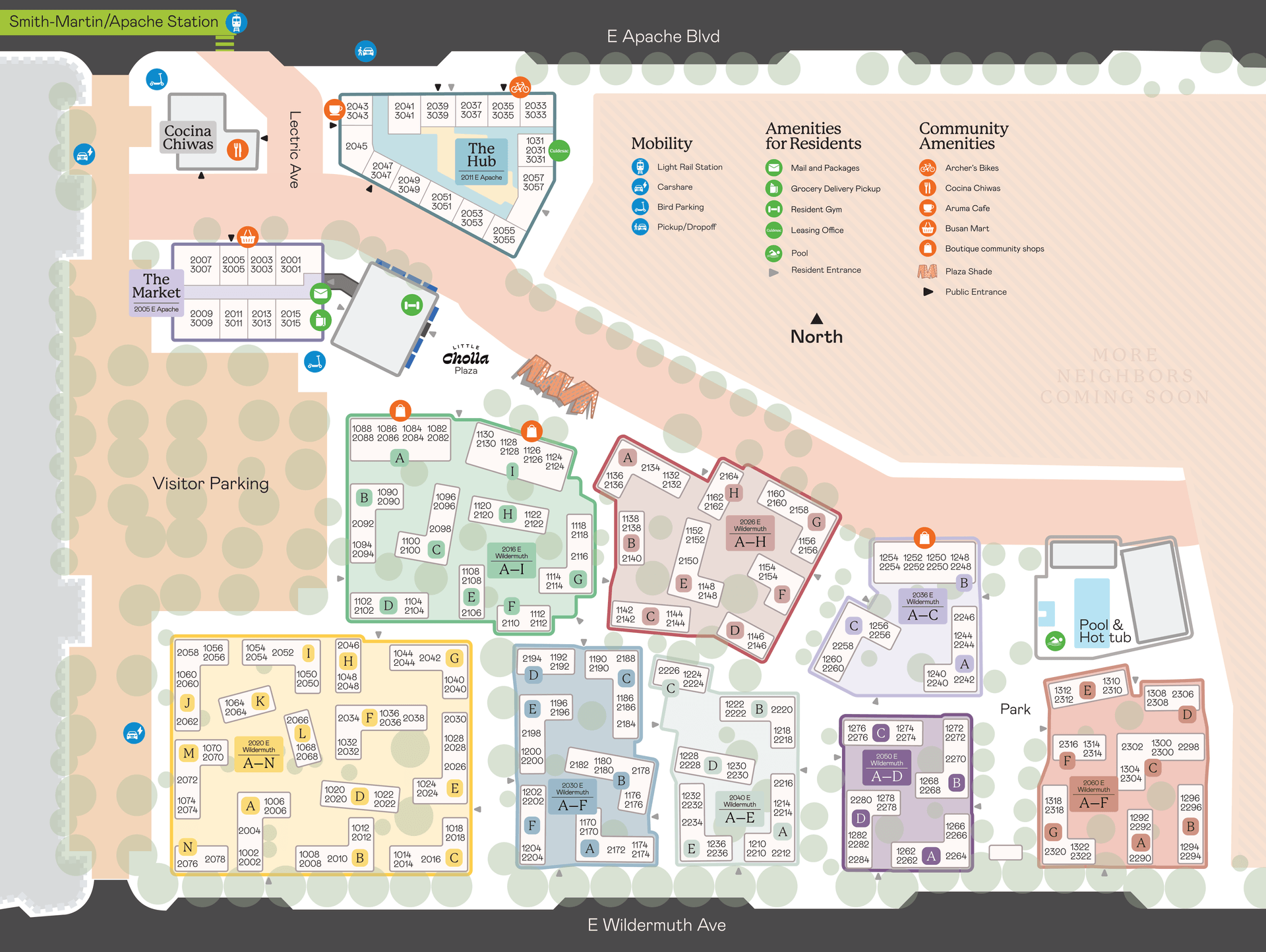 Tempe site plan